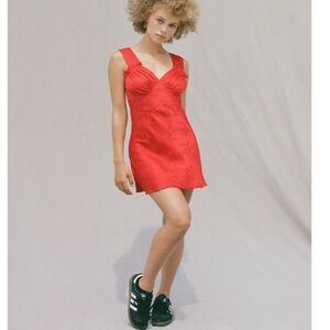 Réalisation Par thé Roxy silk Mini dress